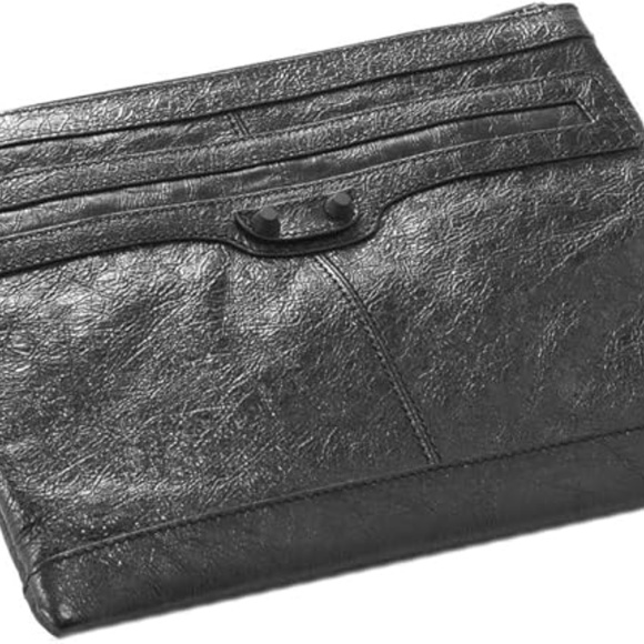 BALENCIAGA LEATHER POUCH - Picture 2 of 7